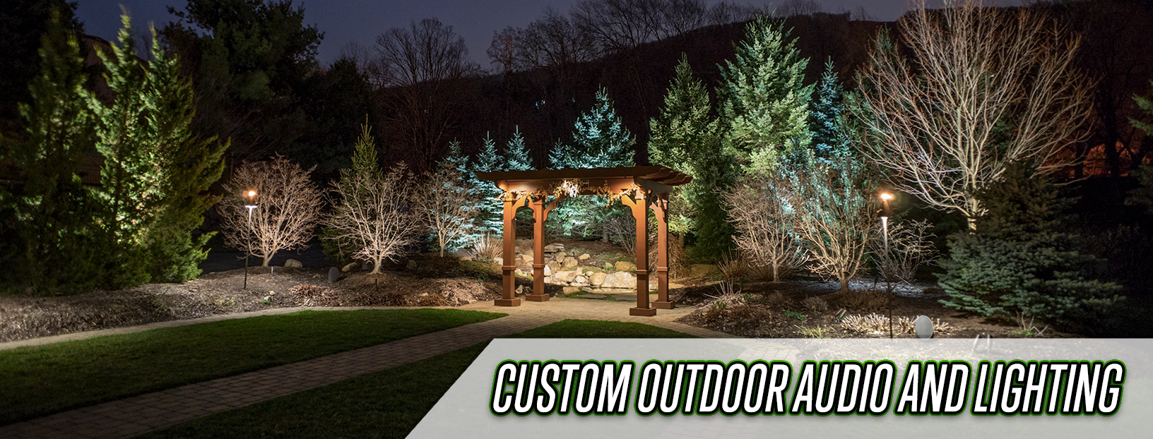 Custom Audio and outdoor Light