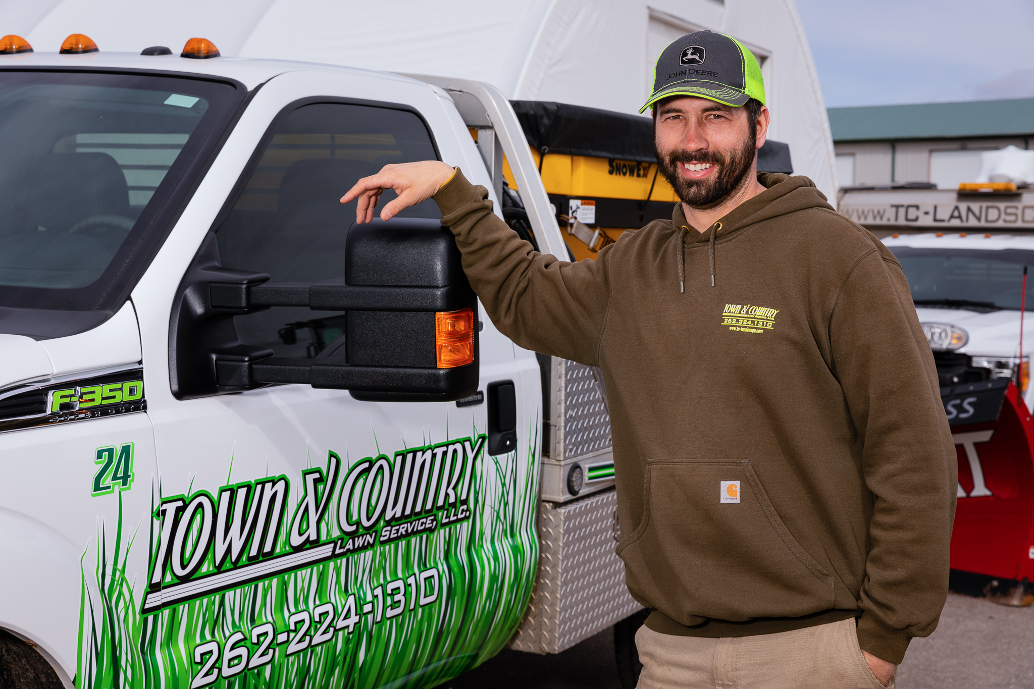 Photo of Ryan Kuhn with Town & Country truck